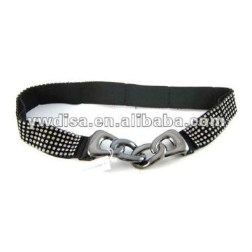 Girl's Dress Elastic Belt Crystals Elastic Belt